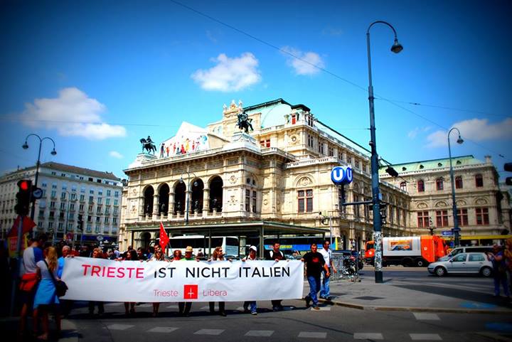 22 giugno 2013: manifestazione di Trieste Libera a Vienna.