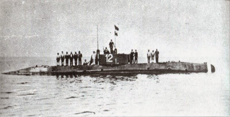 Egon Lerch e l'equipaggio dell'U12