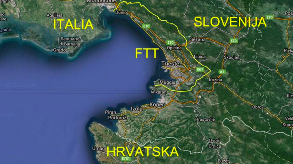 L'attuale Territorio Libero di Trieste (dal 1992)