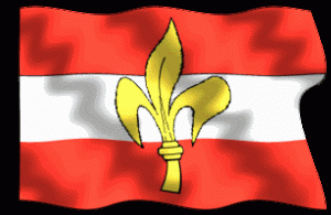 Bandiera di Trieste austriaca in formato gif.