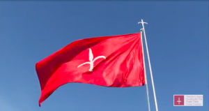 La bandiera di Stato del Territorio Libero di Trieste.