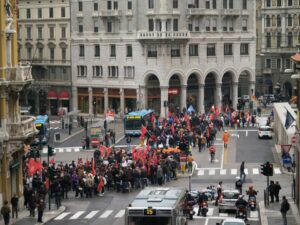 18 novembre 2012: manifestazione "Rigassificatore Game Over" promossa da Trieste Libera.