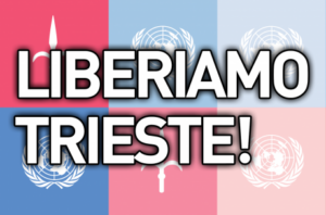 Logo delle manifestazioni "Liberiamo Trieste" promosse da Trieste Libera.
