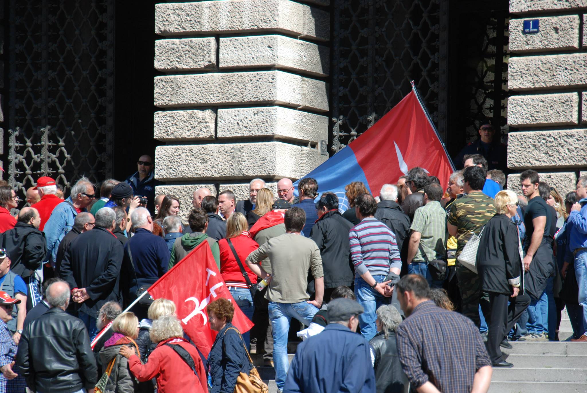 7 maggio 2014: presidio al tribunale di Trieste
