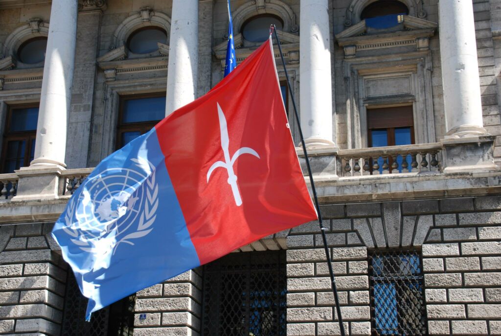 9 aprile 2014: presidio di Trieste Libera al tribunale di Trieste.